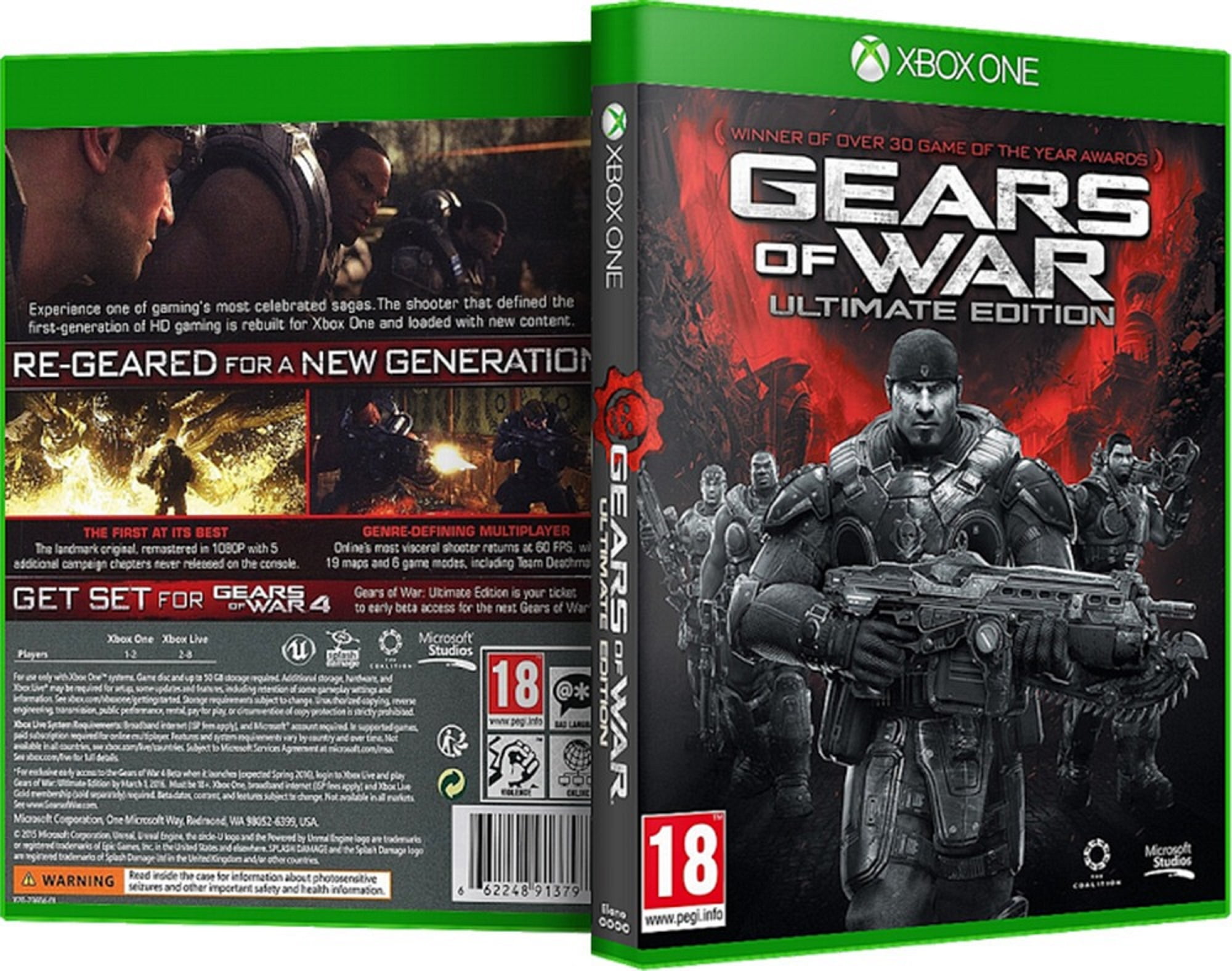 Gears of War Ultimate Edition Xbox One 1 FPS Action Adventure Game  885370949896