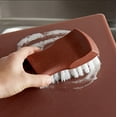 thumbnail image 2 of Soro Essentials- Plastic Cutting Board Brush Brown Color- Color Coded Brush Cutting Board Scrub Brush with Easy Grip and Hanging Loop for Drying Kitchen Essential Scrubbing Brush, 2 of 6