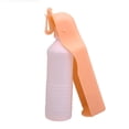 thumbnail image 4 of Botella de agua para perros, 500ml, botellas de agua portátiles para mascotas, dispensador de agua para perros, púrpura Feliz Sencillez, 4 of 5