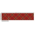 thumbnail image 2 of Ambesonne Plaid Fabric by the Yard Upholstery, Traditional British Retro, 5 Yards, Burgundy Deep Sky Blue, 2 of 4