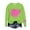 #163 Green, variant on Felirenzacia Big and Tall Women’s Valentine Hoodie Love Heart Print Long Sleeve Casual Comfy Pullover Top, White,S