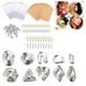 thumbnail image 3 of 24 Piezas Molde Corte para Aretes con Cortadores de Arcilla para Manualidades Herramientas de Diseño Ganchos Tarjetas Accesorios de Acero Inoxidable Adecuado para Joyería Artesanal y Regalo, 3 of 9