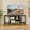 thumbnail image 4 of Asofer Television Stand with 3 Shelves, Wood Black, 55'', 4 of 10