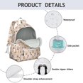 thumbnail image 4 of French Bulldog Dog Backpack for School,Cute School Bag,Schoolbag with Adjustable Shoulder Straps & Padded Back,13.4"x11"x4.7", 4 of 6