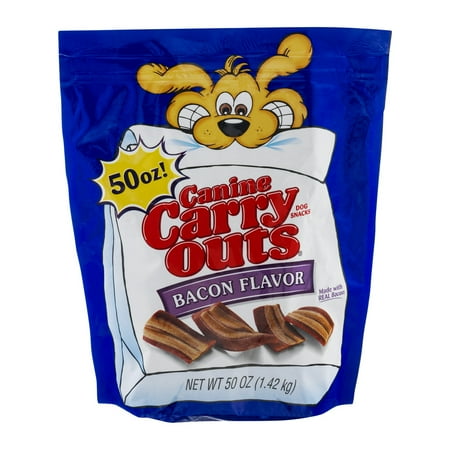 Canine carry outs dog snacks Canine Carry Outs Dog Treats 4-flavor Bundle, 5 Oz Each Bag of Burger Minis, Bacon &.
