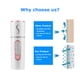 thumbnail image 3 of Hidratante Facial Portátil con Nebulizador Nano USB, Vaporizador de Mano para Piel Seca, Aparato de Belleza Blanco, Carga Rápida y Diseño Ergonómico, Ideal para Uso en Cualquier Lugar., 3 of 7