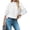 White, variant on Baqcunre Sweaters For Women Ladies Fall Winter Wool Knit Round Neck High Neck Loose Version Suitable For Daily Work Wear To Party Wear Lohas Time Sweater Crop Tops Fall Outfits Women Trendy Black L