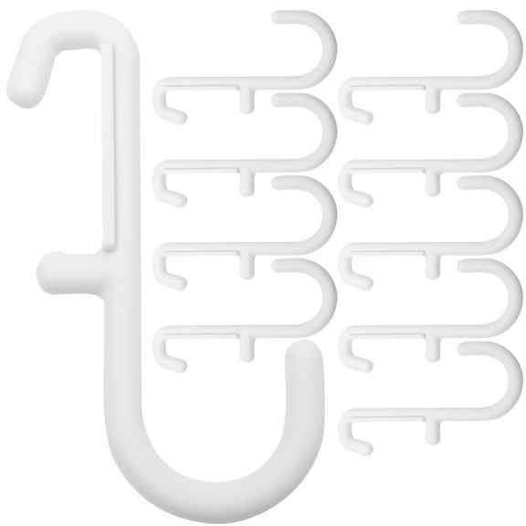 Troglfold pegboard hooks 10Pcs Locking Pegboard Hooks J Hook for Tool/Jewelry Organizer,2.36"X1.46"X0.31"