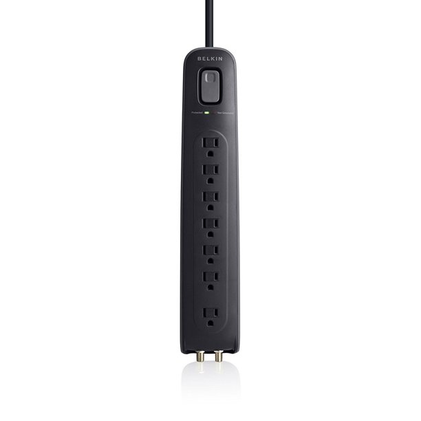 Belkin BSV70004BLK Advanced AV Surge Protector