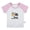 Short Pink Raglan T-shirt #A, variant on Holy Cow I'm Cute Funny T shirt For Baby, Newborn Babies Animal Cow T-shirts, Infant Tops, 0-24M Kids Graphic Tees Clothing (Long Black Raglan T-shirt, 0-6 Months)