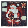 thumbnail image 2 of Rideau de Noël, Rideau de Noël Imperméable, Rideaux de Fenêtre, Ornements de Noël Multifonctionnels, 2 of 7