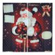 thumbnail image 1 of Adornos navideños, Cortina navideña impermeable, cortinas para ventana, cortina navideña, artesanía excepcional, 1 of 8