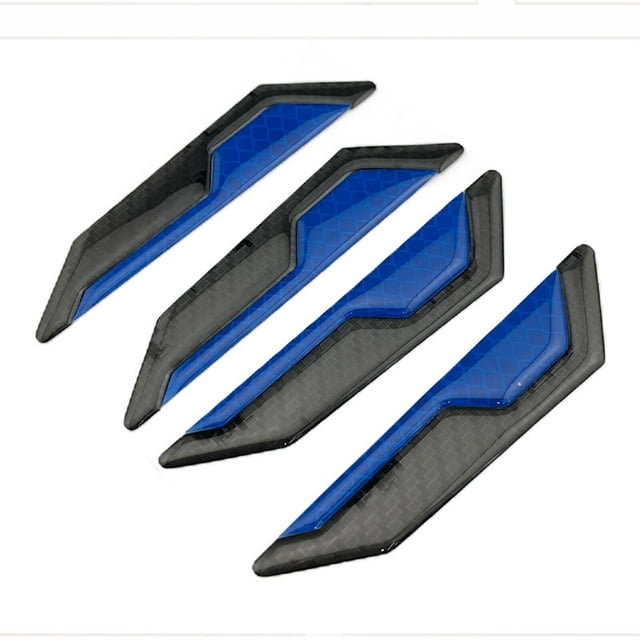 Reflective Carbon Fiber Auto Car Side Door Edge Protector Guard Sticker 4PCS