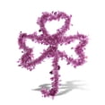 thumbnail image 2 of TINSEL GARANDO Guirnalda Chambrock Guirnalda Decoraciones de lámina metálica Colgada de techo para bodas de Navidad Uso al aire libre y interior 2Mpink 8 piezas Inevent HA012699-02, 2 of 7