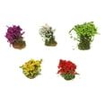 thumbnail image 1 of 5PCS Miniature Landscape Adornments Resin Mini Shrubs Flower Ornaments, 1 of 7