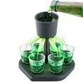 thumbnail image 4 of Mightlink 1 Set 6 Shot Glass Games Dispenser Wine Whisky Beer Liquor Dispenser Games Drinking Tools for Bar Party, 4 of 6