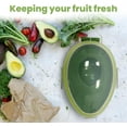 thumbnail image 3 of Avocado Saver Holder, Reusable Avocado Keeper, Individual Avocado Saver Holder, Food Crisper Storage Box Fruit Keeper Avocado Storage Container to Keep Your Avocados Fresh for Days (Green), 3 of 6
