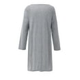 thumbnail image 5 of Women's Nursing Nightgown 3 in 1 Nursing Maternity Dress Labor/Delivery Breastfeeding Birthing Sleep Dress Full Slips Sleepwear,S-3XL, 5 of 9