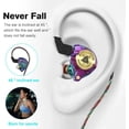 thumbnail image 4 of Wired Gaming Earbuds, Ak3file in Ear Monitors, Deep Bass Sound Wired Earbuds, HiFi in Ear Headphones with 1DD 10mm Dynamic Driver, IEM for Music Gaming Video Calling, 4 of 10