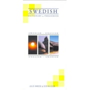 Swedish-English English/Swedish Dictionary and Phrasebook [Paperback - Used]