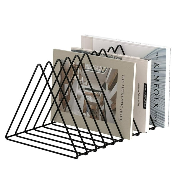 Organizador de escritorio Urban Deco, 10 secciones de alambre metálico, color negro