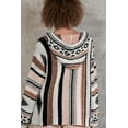 thumbnail image 2 of POL Womens Pullover Sweater Multicolor Orange, 2 of 3