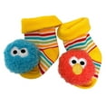 thumbnail image 1 of Kids Preferred Sesame Street Elmo and Cookie Monster Foot Rattle Set, 1 of 6
