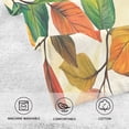 thumbnail image 5 of Yayeee 100% Cotton Hand Towels for Bathroom 16" x 28" Soft Absorbent Kitchen Towel, Beige Leaves, 5 of 7