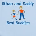 thumbnail image 2 of CafePress - Ethan & Daddy Best Buddies Infant Bodysuit - Baby Light Bodysuit, Size Newborn - 24 Months, 2 of 4