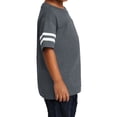 thumbnail image 3 of Mafoose Toddler Football Style Soft Fine Jersey Tee Vintage Navy/Blended White 3-Toddler, 3 of 4