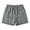Gray#shorts for women summer vacation, variant on Womens Striped Linen Shorts Casual Straight Wide Leg Elastic Waist Summer Comfy Loose Beach Lounge Shorts with Pockets Gray,XL