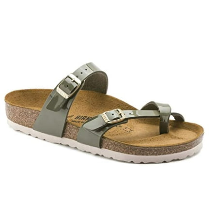 

Birkenstock Unisex Mayari Patent Khaki II 36 EU Regular