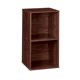 thumbnail image 5 of ClosetMaid Cubeicals Estante organizador de almacenamiento de 2 cubos, estantería apilable o colgante, montaje en pared, fácil montaje, acabado en madera de cerezo oscuro, 5 of 5