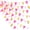 Hot Pink and Gold, variant on 32Ft Pink and Green Party Decorations Green Pink Triangle Flag Fabric Banner Pennant Garland Streamer for Witch Birthday Wizard Baby Shower Carnival Movie Witch Crown Party Decor Supplies