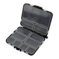thumbnail image 1 of Black 26 Individual Compartments Portable Fishing Baits Durable Plastic Storage Box, 1 of 4