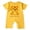 Yellow, variant on Dagaeig Newborn Baby Boy Clothes 0 3 6 9 12 18 24 Months Baby Boy Summer Romper Solid Jumpsuit Cotton Infant Clothes Baby Girl Boy One-Piece Outfit Size 6-9 Months