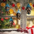 thumbnail image 6 of FUNDUFI Christmas Puppy Dog Hanging Pendants Casual Acrylic Flat Pendant Cute Dog Christmas Mini Ornaments Suitable For Holiday Home Party, 6 of 7
