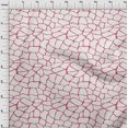 thumbnail image 3 of oneOone Cotton Flex White Fabric Giraffe Animal Skin Dress Material Fabric Print Fabric By The Yard 40 Inch Wide, 3 of 4