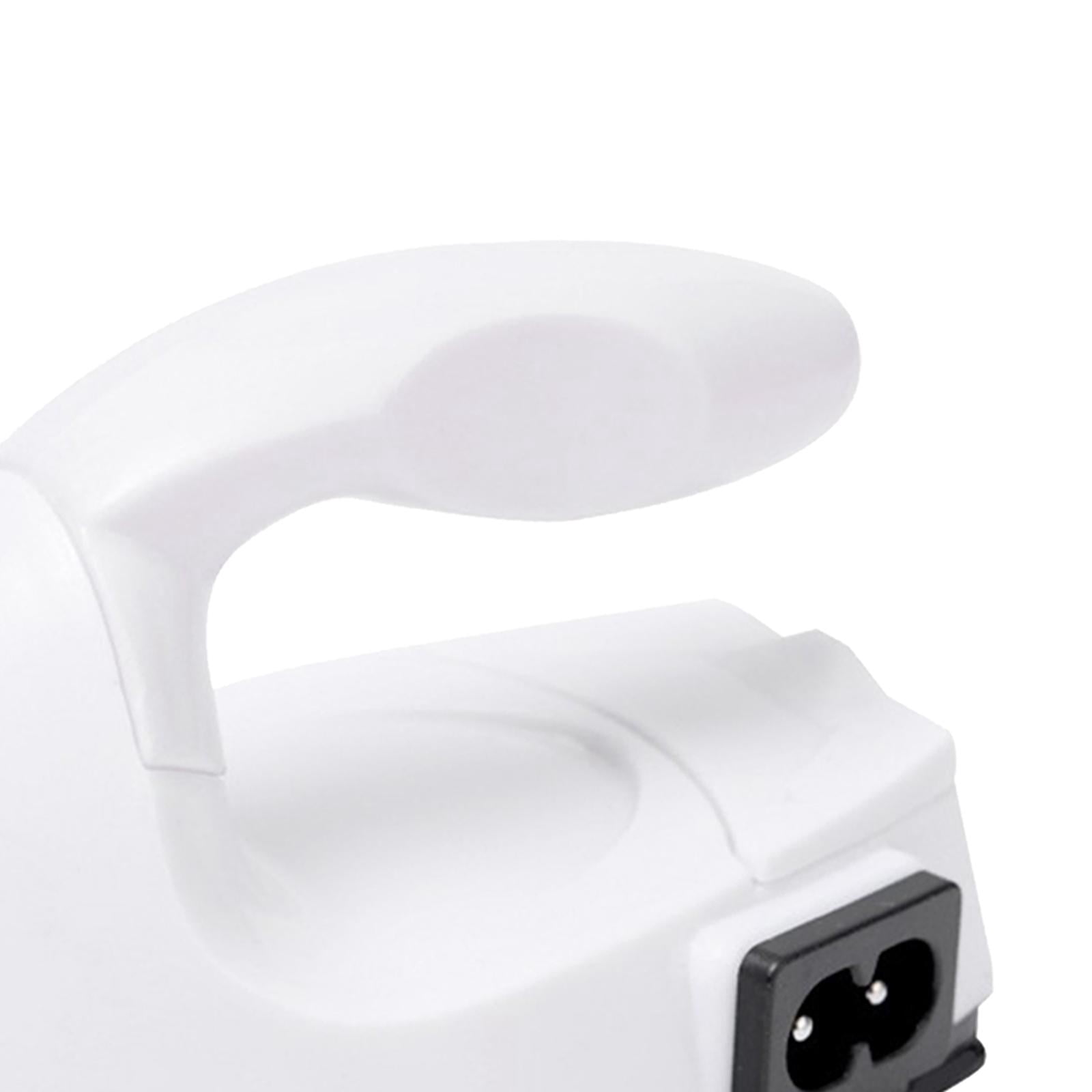 Mini Iron Machine Portable Electric Iron with Charging Electric Wire, for DIY Shoes, Clothes, and Transfer Projects , White