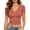 1-Mint Green, variant on Slim Fit T Shirts for Women Short Sleeve Top, Solid Color V Neck Stretch Casual Crop Base Layer Tee Tops for Summer Daily Wear Plus Size Available
