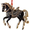 thumbnail image 1 of 2026 Chinese Zodiac Horse Christmas Tree Ornament, 2D Acrylic Equestrian Racing Rider Gift with Rhinestones for Women & Girls, 3.15 Inch, 1 of 8