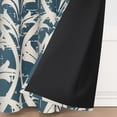 thumbnail image 4 of Tchckioa Green Leaves Blackout Curtains for Living Room,Grommet Top Window Drapes(Vintage,52x84 Inch,2 Panels), 4 of 6