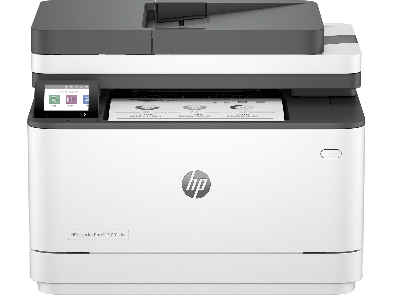 HP LaserJet Pro MFP 3101sdw Laser Printer, Black And White Mobile Print, Copy,