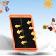 thumbnail image 1 of Reflector De Pájaros, Disuasorio Para Patio Exterior, Luz De Sonido Alimentada Por Energía Solar, Dispositivo Giratorio Reflectante, Espantapájaros Visual, 1 of 7