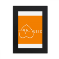 thumbnail image 1 of Music Moving Heartbeat Fluctuation Love Desktop Photo Frame Picture Display Art Painting Exhibit, 1 of 3