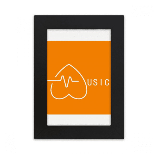 Music Moving Heartbeat Fluctuation Love Desktop Photo Frame Picture Display Art Painting Exhibit