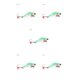 thumbnail image 3 of Soidarity Cebo de señuelo Pesca al aire libre Cebo de plástico artificial Pesca en hielo con ojos 3D Suministros de pesca, 15 g, Tipo 4 cuatro 5piezas Soidarity CBP171329, 3 of 6