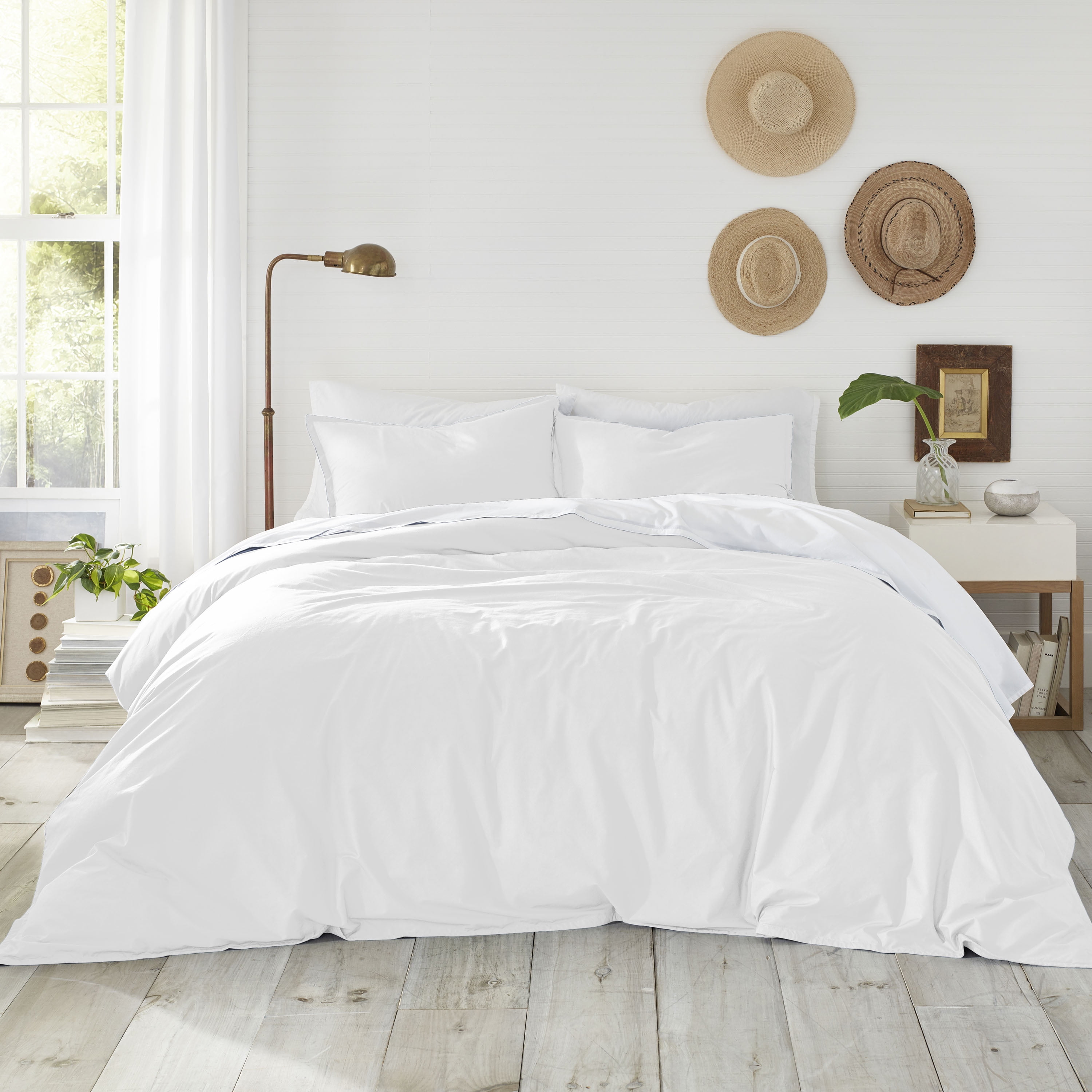 Atelier Martex Sateen Full/Queen White Duvet Cover