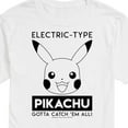 thumbnail image 3 of Pokémon - Pikachu Electric Type - Men's Short Sleeve Graphic T-Shirt, 3 of 5