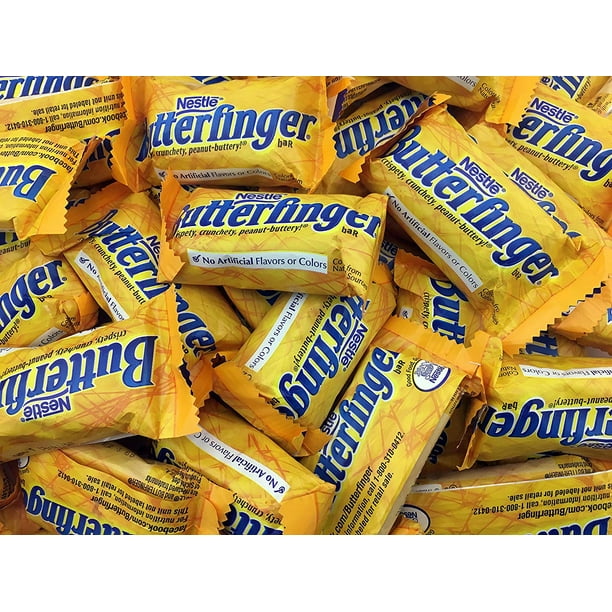 Butterfingers Candy, Nestle Butterfinger Snack Size Chocolate Bars, 5